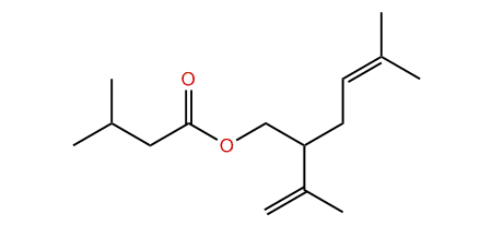 5-Methyl-2-(prop-1-en-2-yl)-hex-4-enyl 3-methylbutanoate